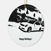 G35 Sedan-kerstversiering Keramisch Ornament (Links)