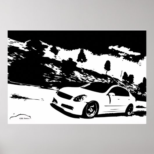 G35 Sedan Side shot Poster (Voorkant)