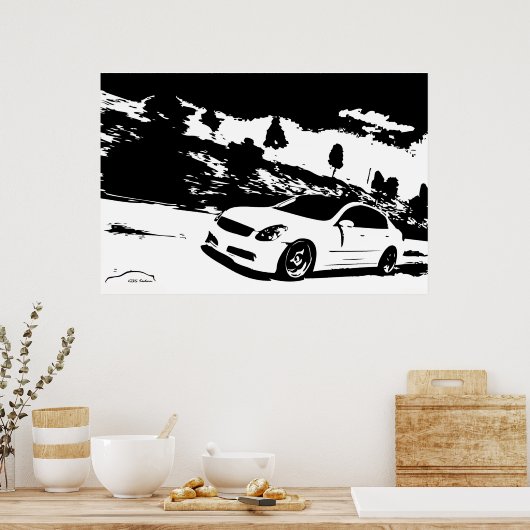 G35 Sedan Side shot Poster (Keuken)