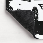 G37 Converteerbare logo voor witte penseelstreek Muismat (Hoek)