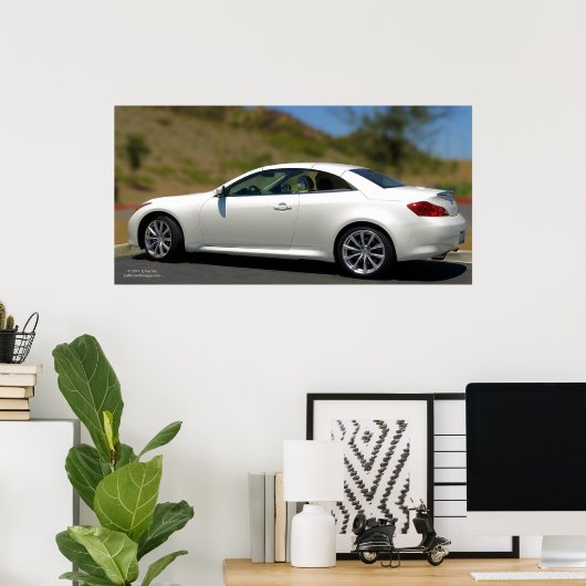 G37 CONVERTIBEL POSTER (Thuiskantoor)