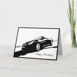 G37 Convertible Auto thema Verjaardag Kaart