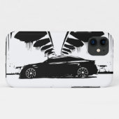 G37 Coupe Side Shot Case-Mate iPhone Case (Achterkant (horizontaal))