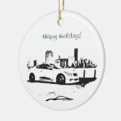 G37 Coupe Side Shot Keramisch Ornament (Links)