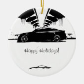 G37 Coupe Side Shot Keramisch Ornament (Voorkant)