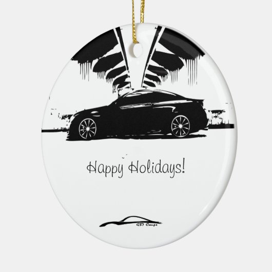 G37 Coupe Side Shot Keramisch Ornament (Links)