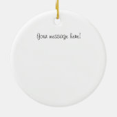 G37 Zwarte Sedan-penseelstreek Keramisch Ornament (Achterkant)