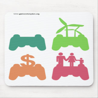 G4C Gestapelde Icons Mousepad Muismat