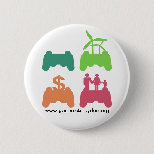 G4C Gestapelde pictogrambadge Ronde Button 5,7 Cm (Voorkant)