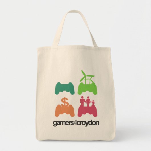 G4C Logo Tas, licht Tote Bag (Voorkant)