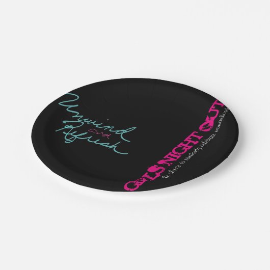 G4E Meisjes Night Out Borden Papieren Bordje (Gekanteld)