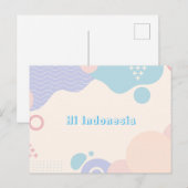 G6 Briefkaarten Hi Indonesië (Voorkant / Achterkant)