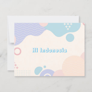 G6 Briefkaarten Hi Indonesië