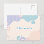G6 Postkaarten Hi Indonesië (Voorkant / Achterkant)