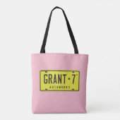 G7 Logo zwart-roze Tas (Achterkant)