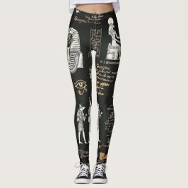 G90GRAPHIC MEISJE'SWEAR-hiërogliefen schrijven Leggings