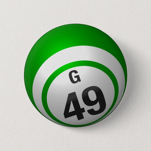 G 49 bingo knoop ronde button 5,7 cm (Voorkant)