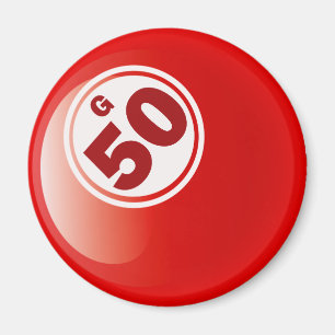 G 50 BINGO BALL MAGNEET