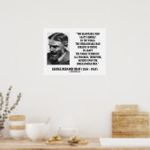 G. B. De vooruitgang afhankelijk maken van onredel Poster (Keuken)