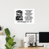 G. B. De vooruitgang afhankelijk maken van onredel Poster (Thuiskantoor)