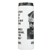 G. B. De vooruitgang afhankelijk maken van onredel Thermosbeker (Achterkant)