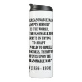 G. B. De vooruitgang afhankelijk maken van onredel Thermosbeker (Geroteerd rechts)