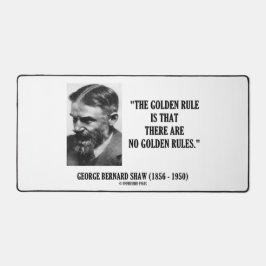 G. B. Shaw Golden Rule No Golden Rules Quote Bureaumat