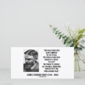 G. B. Shaw Vooruitgang is afhankelijk van de onred (Staand voorkant)