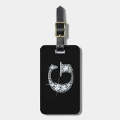 G Bagagelabel "Diamond Bling" (Voorkant verticaal)