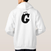 G, brief met oogballen hoodie (Achterkant)