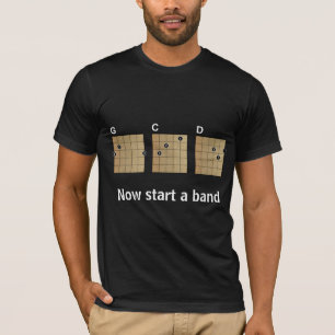 G C D... Nu een band beginnen T-shirt