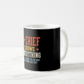 G-chief weet alles vaderdag retro koffiemok (Voorkant rechts)