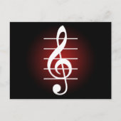 G clef 2 briefkaart (Voorkant)