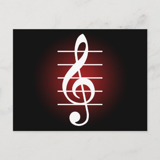 G clef 2 briefkaart (Voorkant)