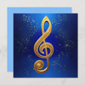 G-Clef Notitiekaartje (Voorkant / Achterkant)