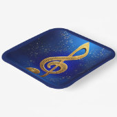 G-Clef Papieren Bordje (Gebogen)