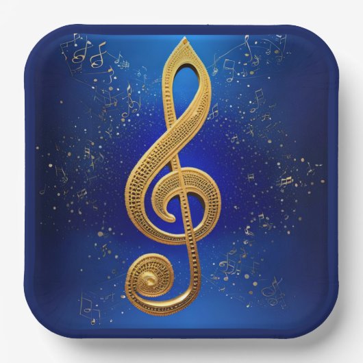 G-Clef Papieren Bordje (Voorkant)
