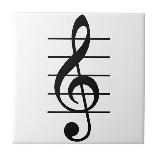 G clef tegeltje (Voorkant)