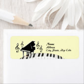 G-Clef Toetsenbord Grand Piano Label (Insitu)