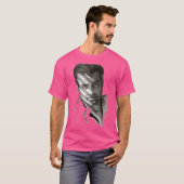 G. Clooney in zwart-wit T-shirt (Voorkant volledig)