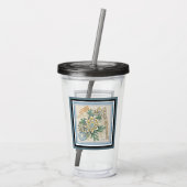 G Creatie Kantoor bloem Acryl Drinkbeker (Achterkant)