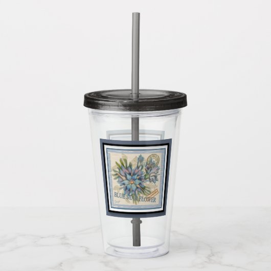 G Creatie Kantoor bloem Acryl Drinkbeker (Voorkant)