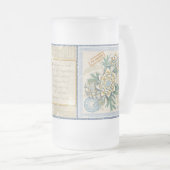 G Creatie Kantoor bloem Matglas Bierpul (Voorkant rechts)