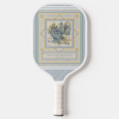 G Creatie Kantoor bloem Pickleball Paddle (Achterkant)