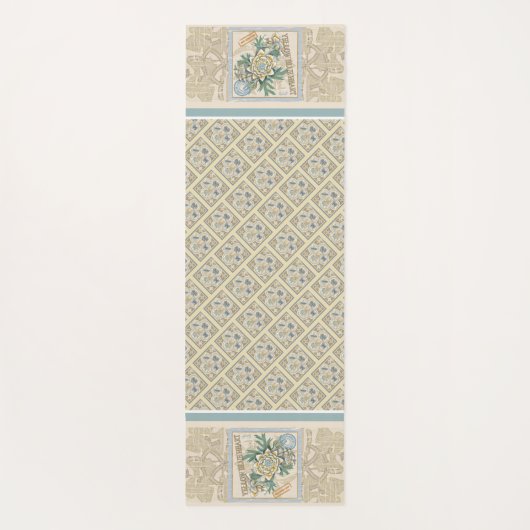 G Creatie Kantoor bloem Yogamat (Achterkant)