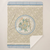 G Creatie Kantoor gele bloem Fleece Deken (Voorkant)