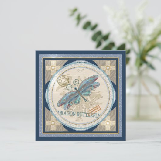 G Creatie Kantoor libel blanco kaart (Staand voorkant)