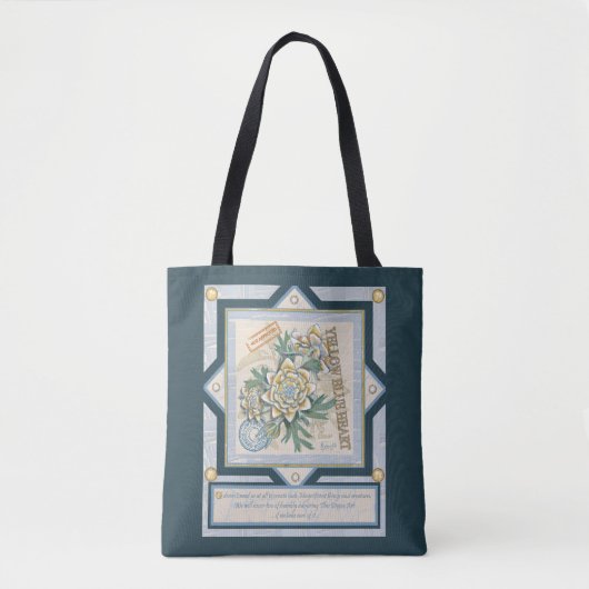 G creatieve Kantoor gele bloem Tote Bag (Voorkant)