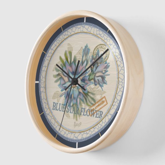 G Creation Kantoor blue flower (Hoek)