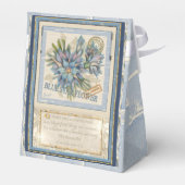 G Creation Kantoor blue flower Bedankdoosjes (Achterkant)